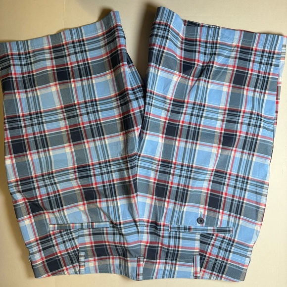 Jack Nicklaus Blue Checkered Shorts - Picture 6 of 7